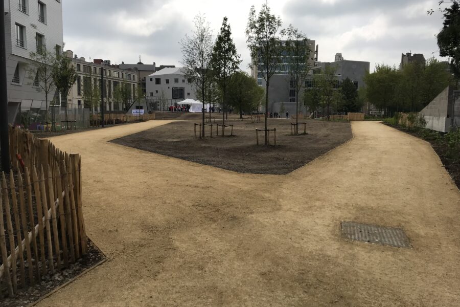 Aanleg park in centrum Brussel